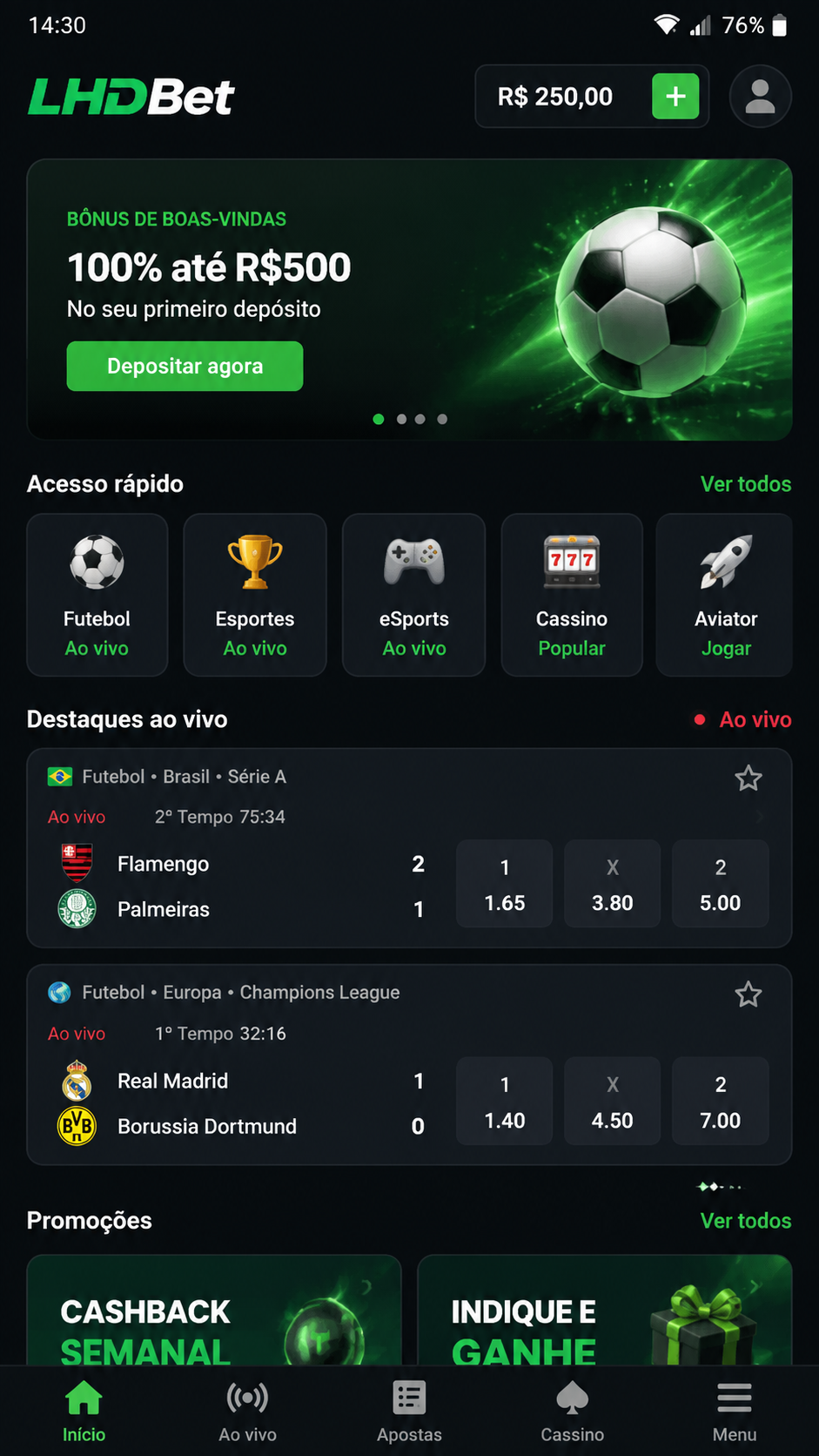 LHDBet screenshot