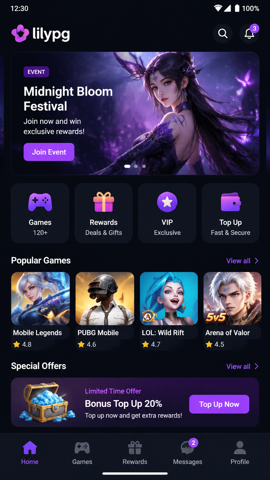 lilypg screenshot