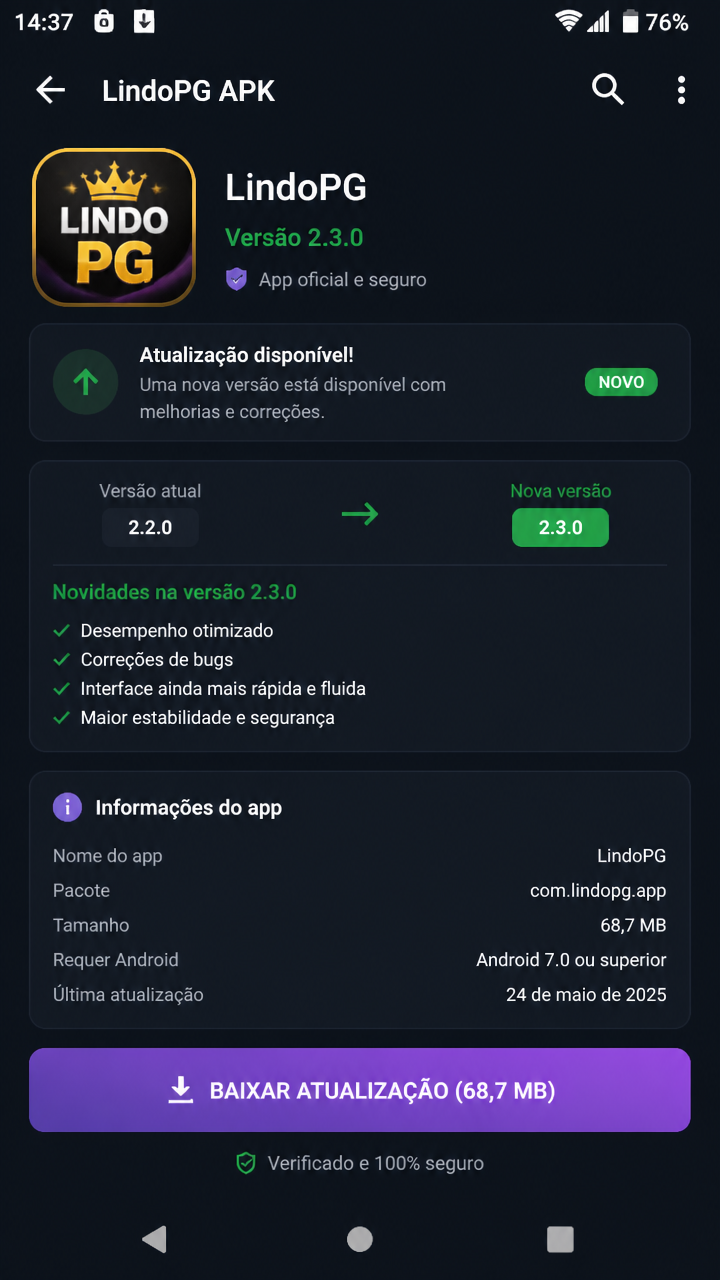 LindoPG screenshot