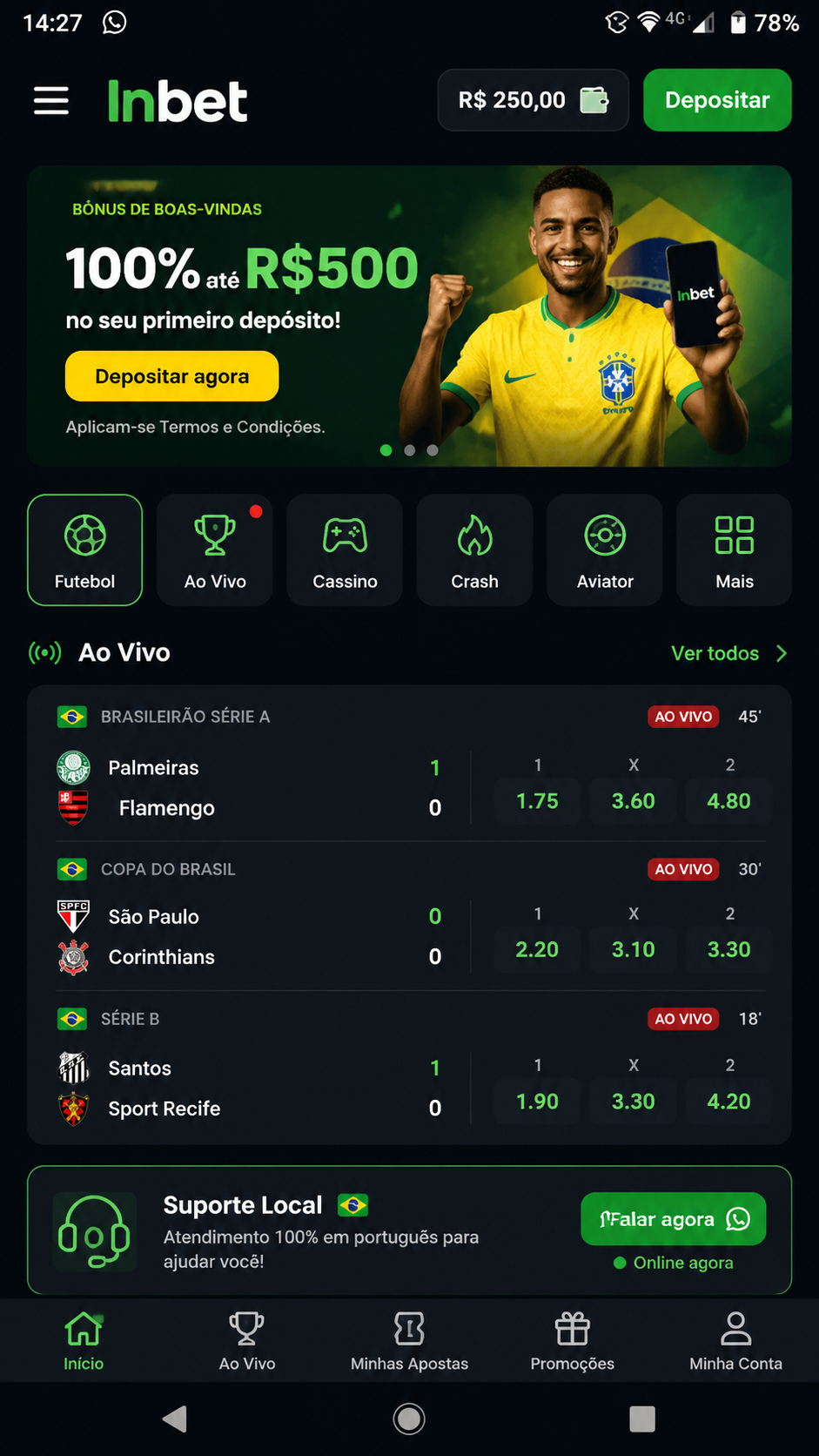 lnbet screenshot