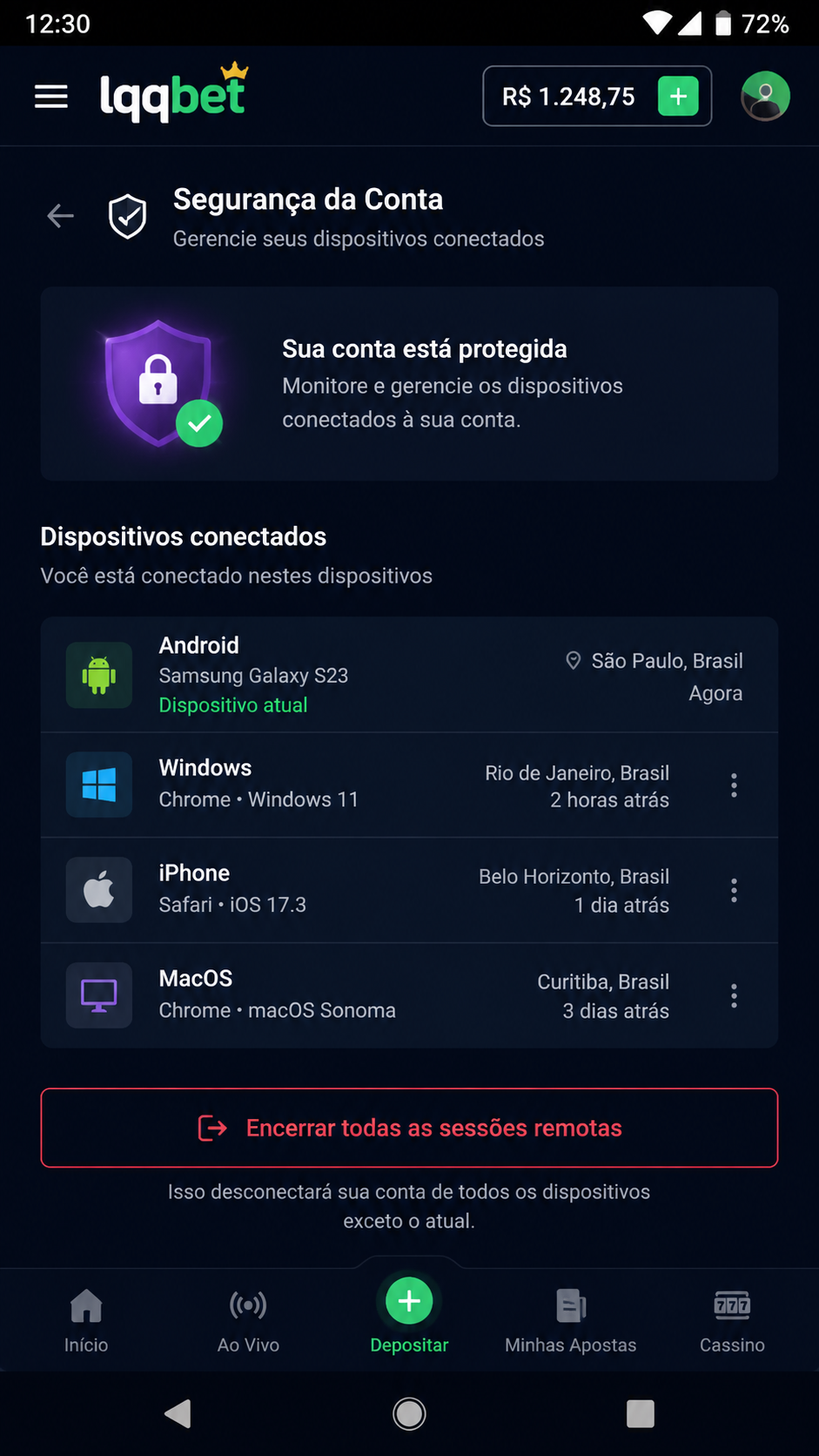 lqqbet screenshot