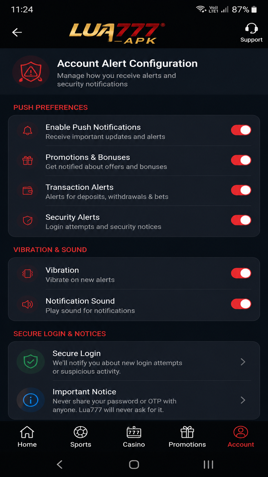 lua777 screenshot