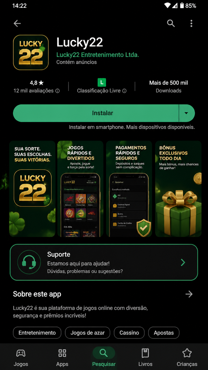 Lucky22 screenshot