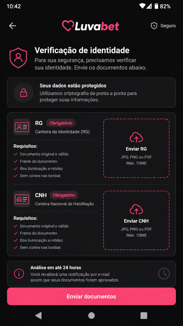 Luvabet screenshot