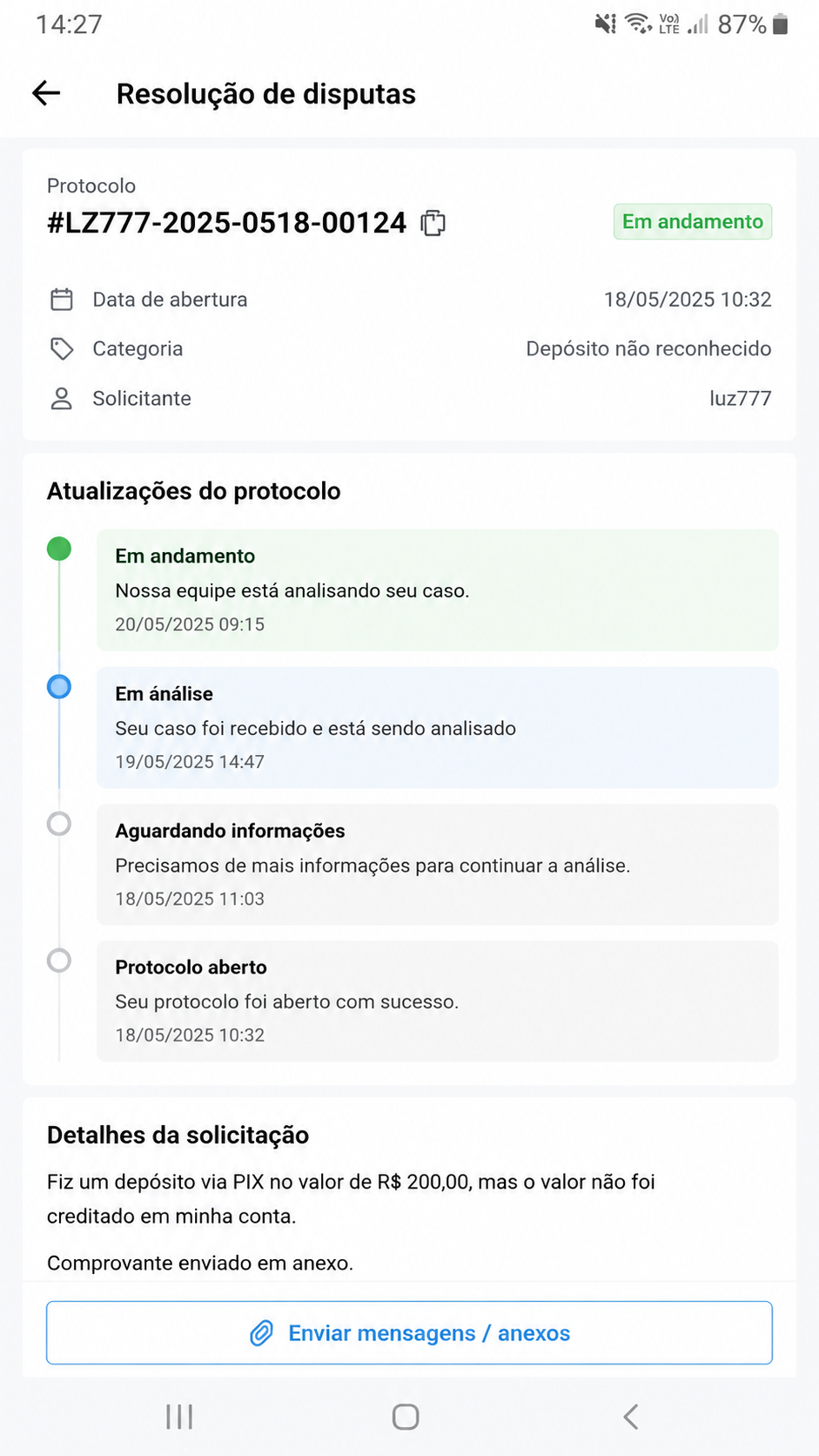 luz777 screenshot