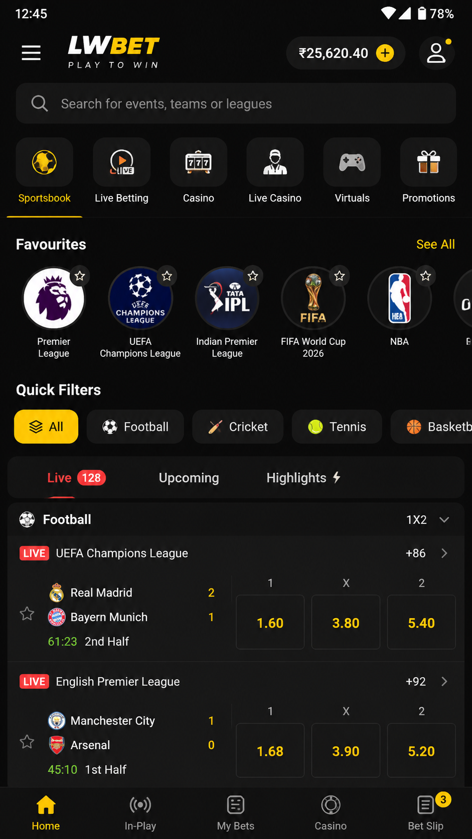 lwbet screenshot