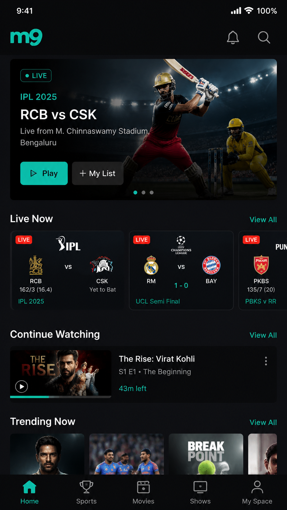 m9 screenshot