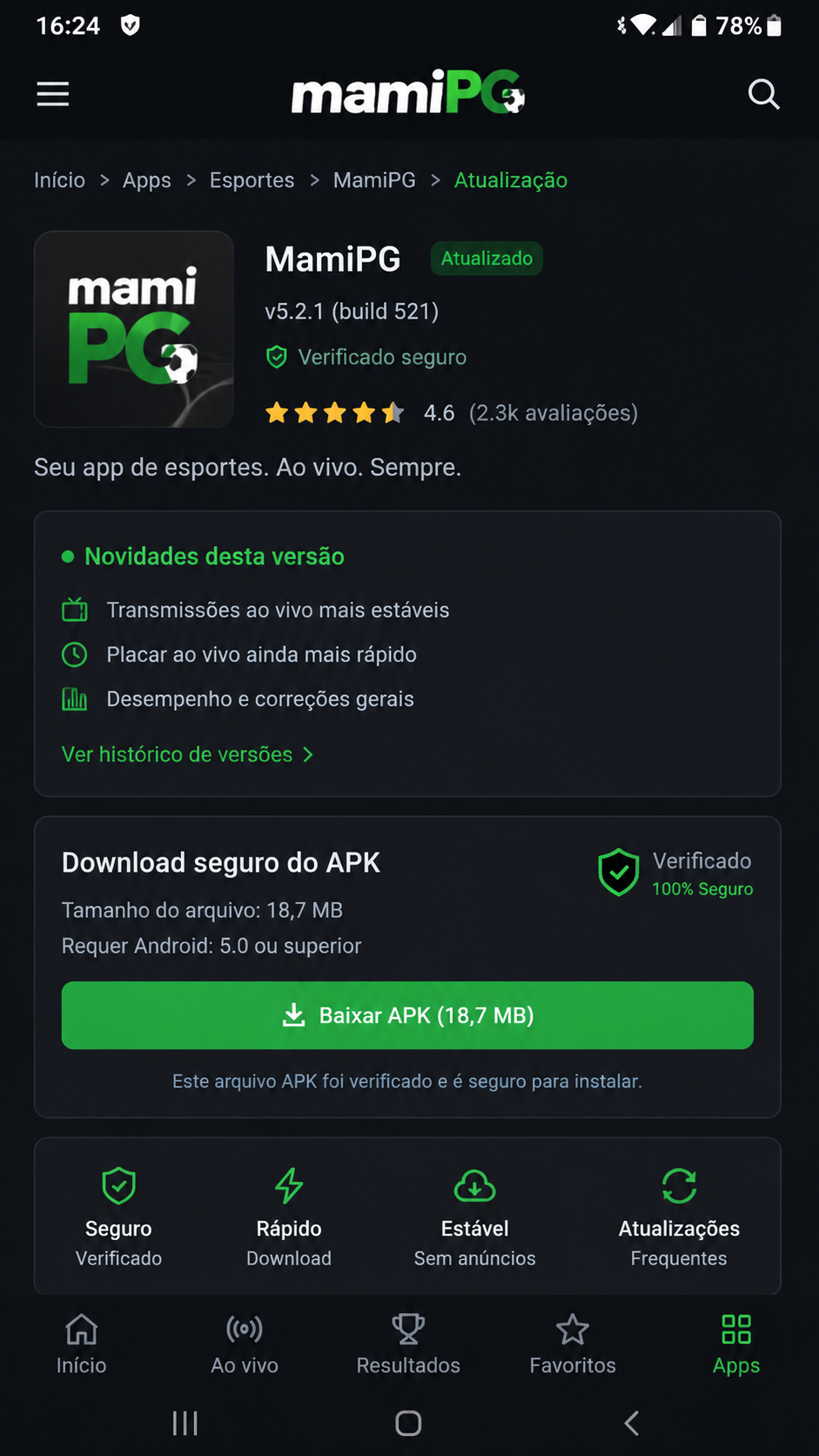 mamipg screenshot
