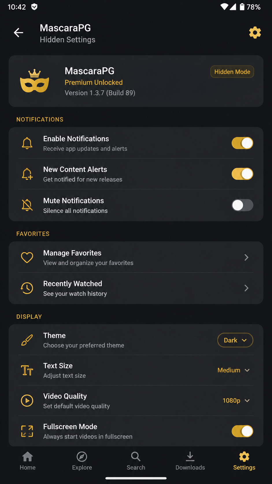 MascaraPG screenshot