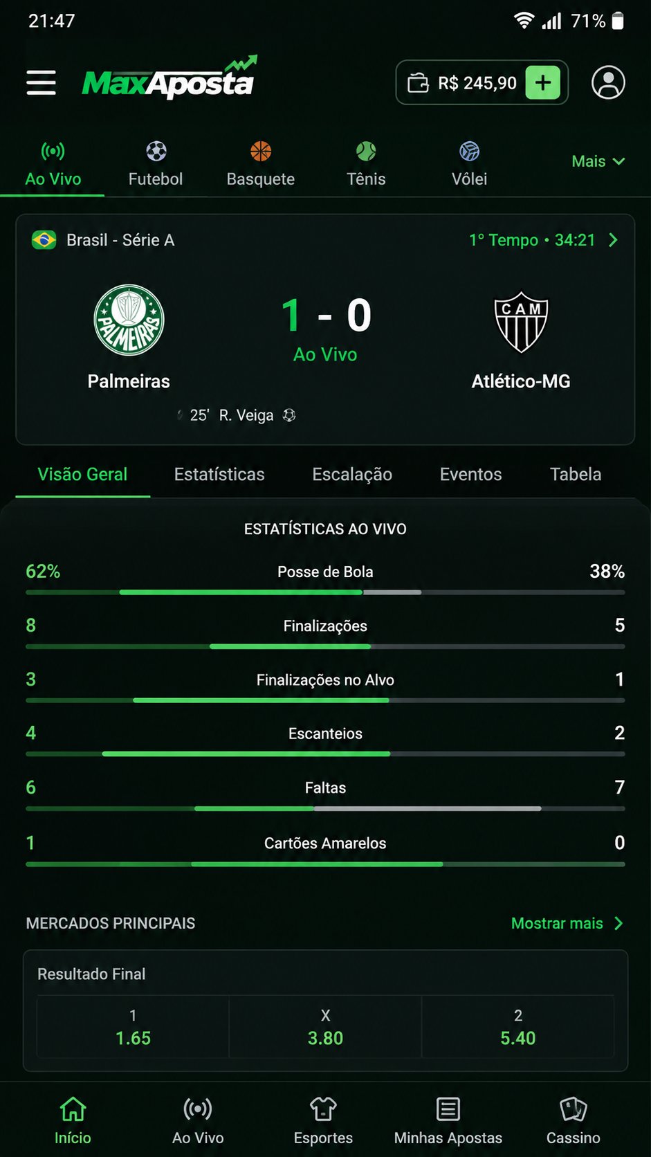 Maximabet screenshot