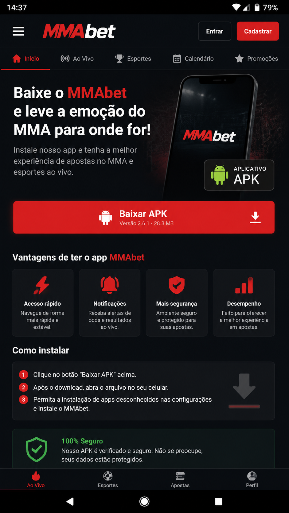 MMAbet screenshot