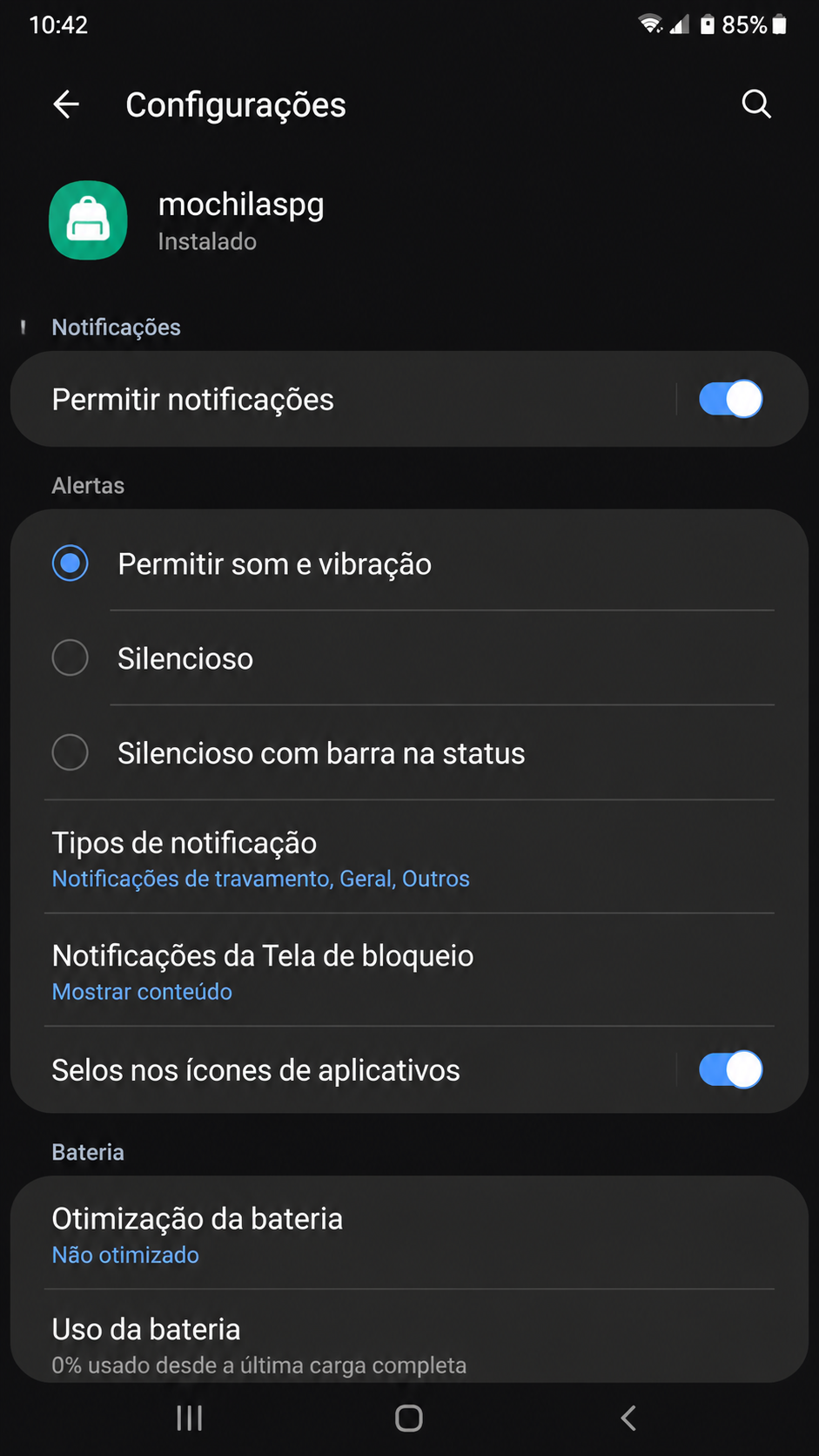 mochilaspg screenshot