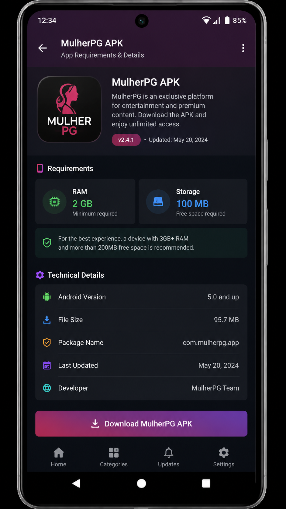 mulherpg screenshot