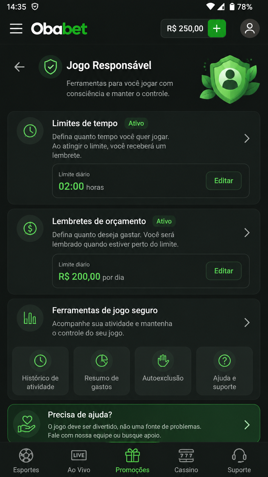 Obabet screenshot