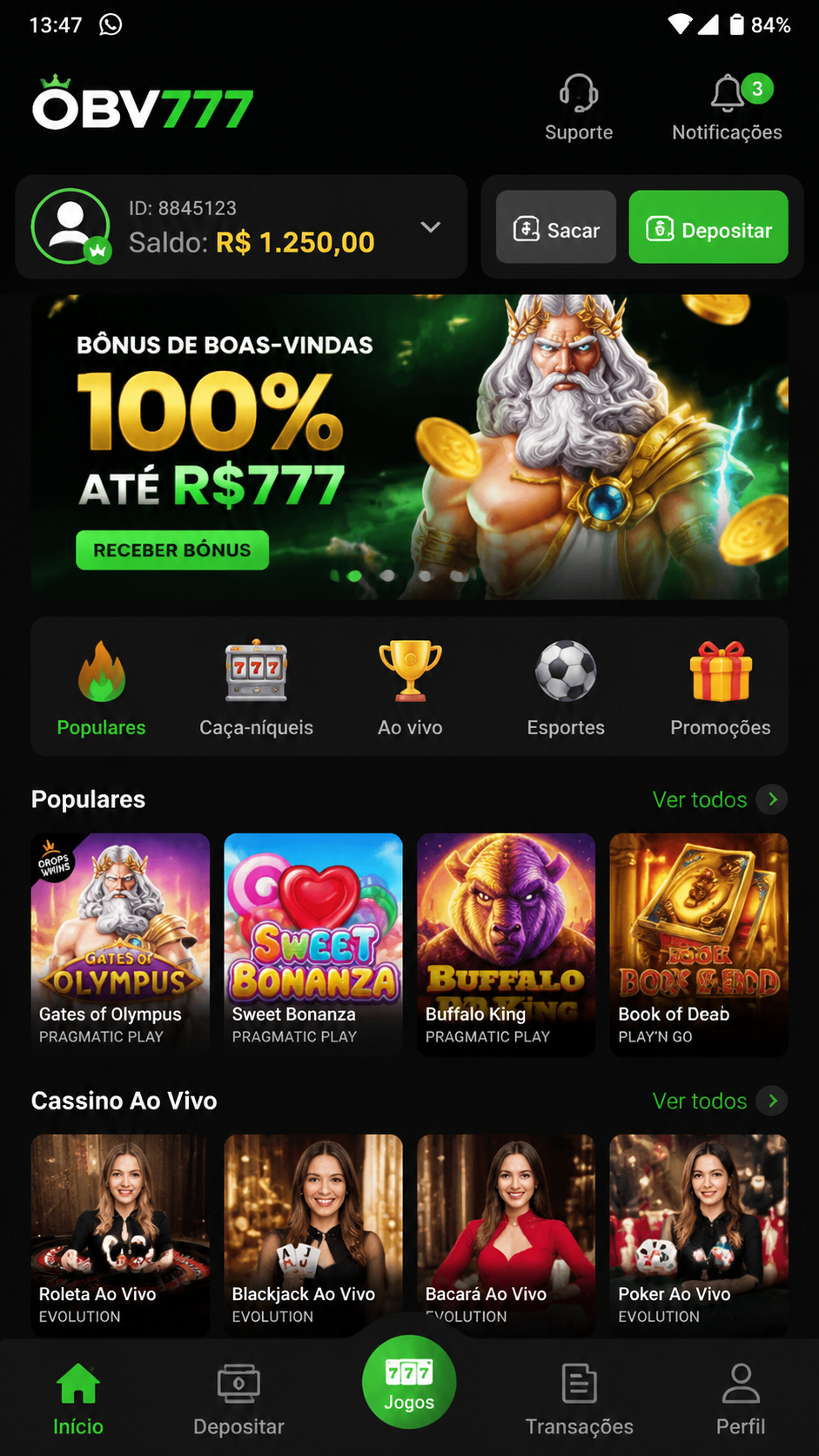 obv777 screenshot