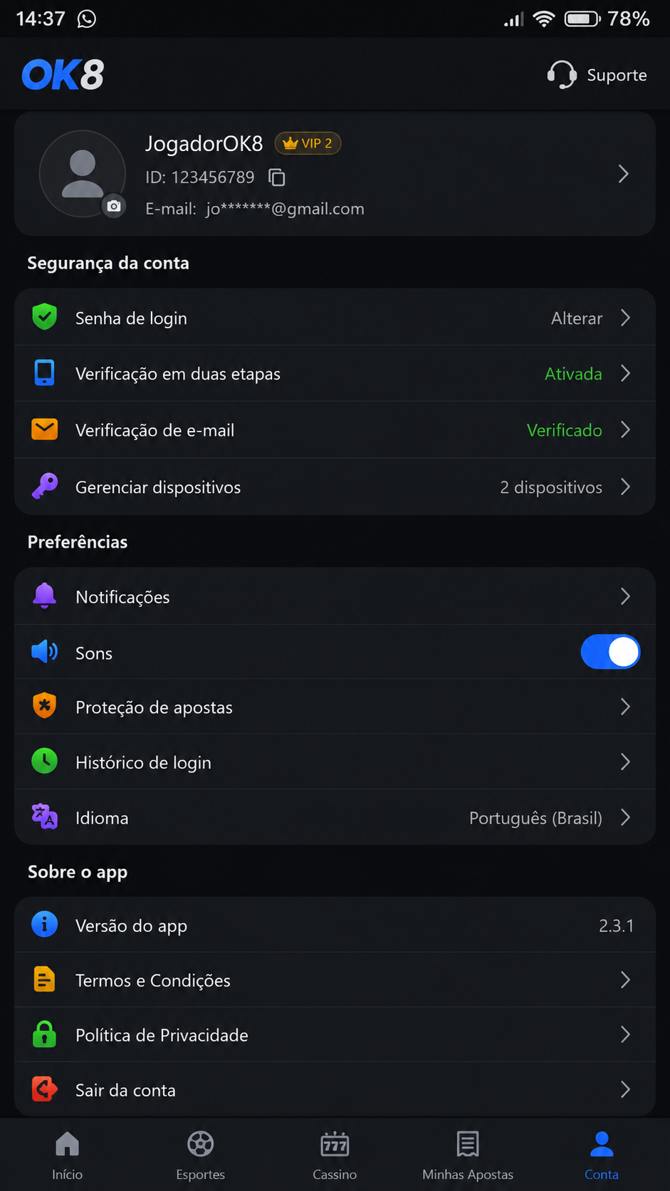 OK8 screenshot