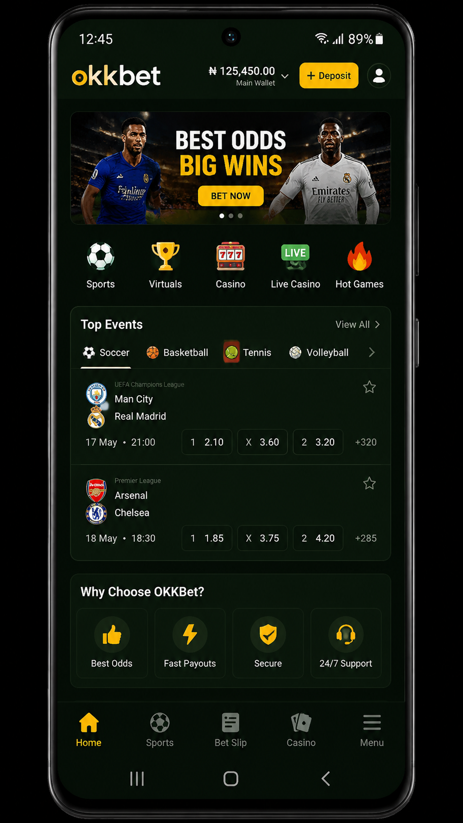 okkbet screenshot