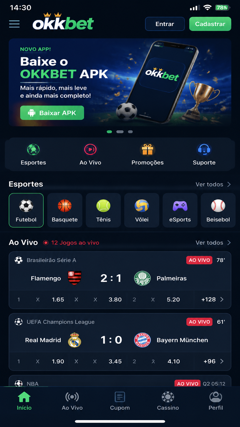 okkbet screenshot