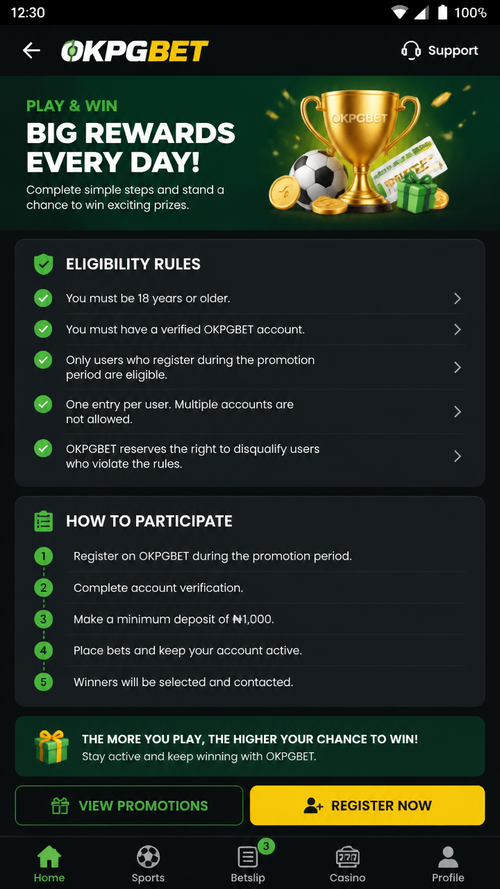 okpgbet screenshot