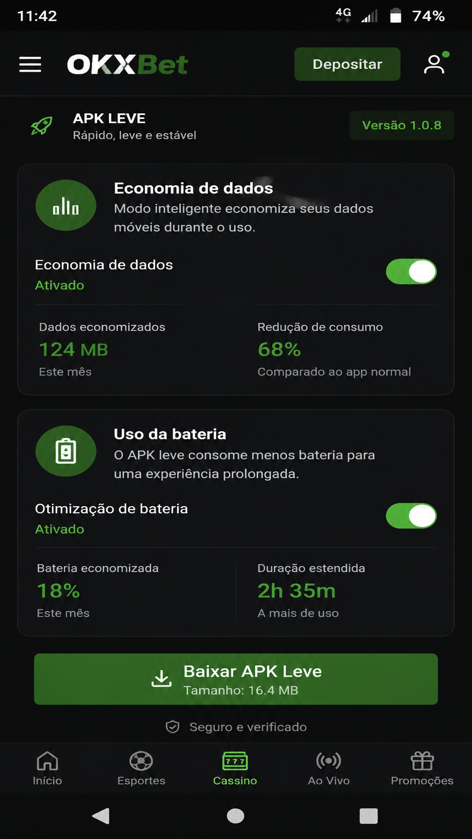 OKXBet screenshot