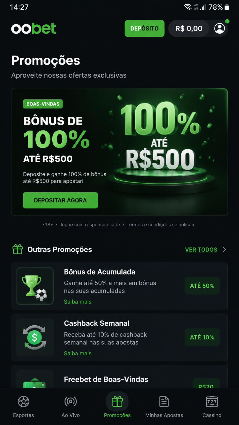 oobet screenshot