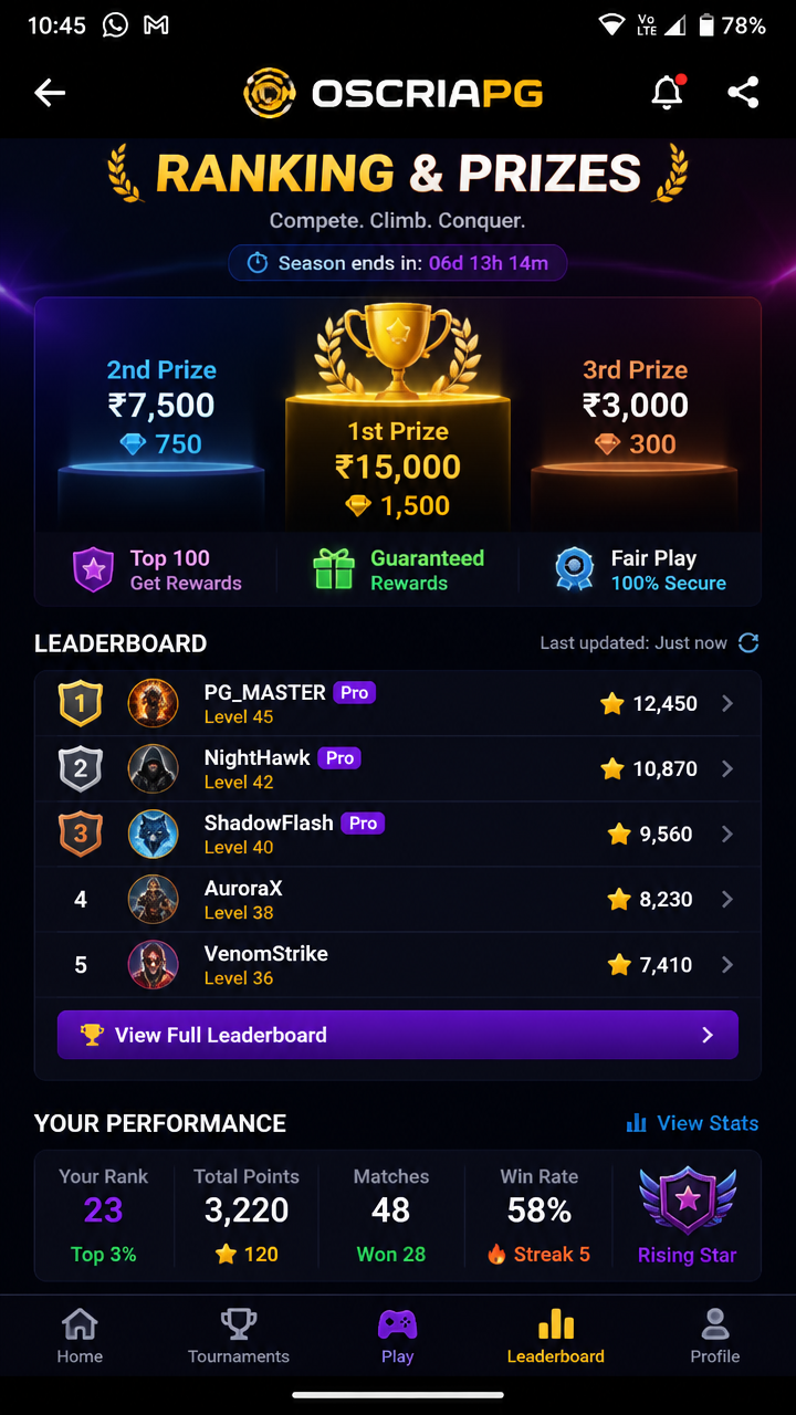 oscriapg screenshot