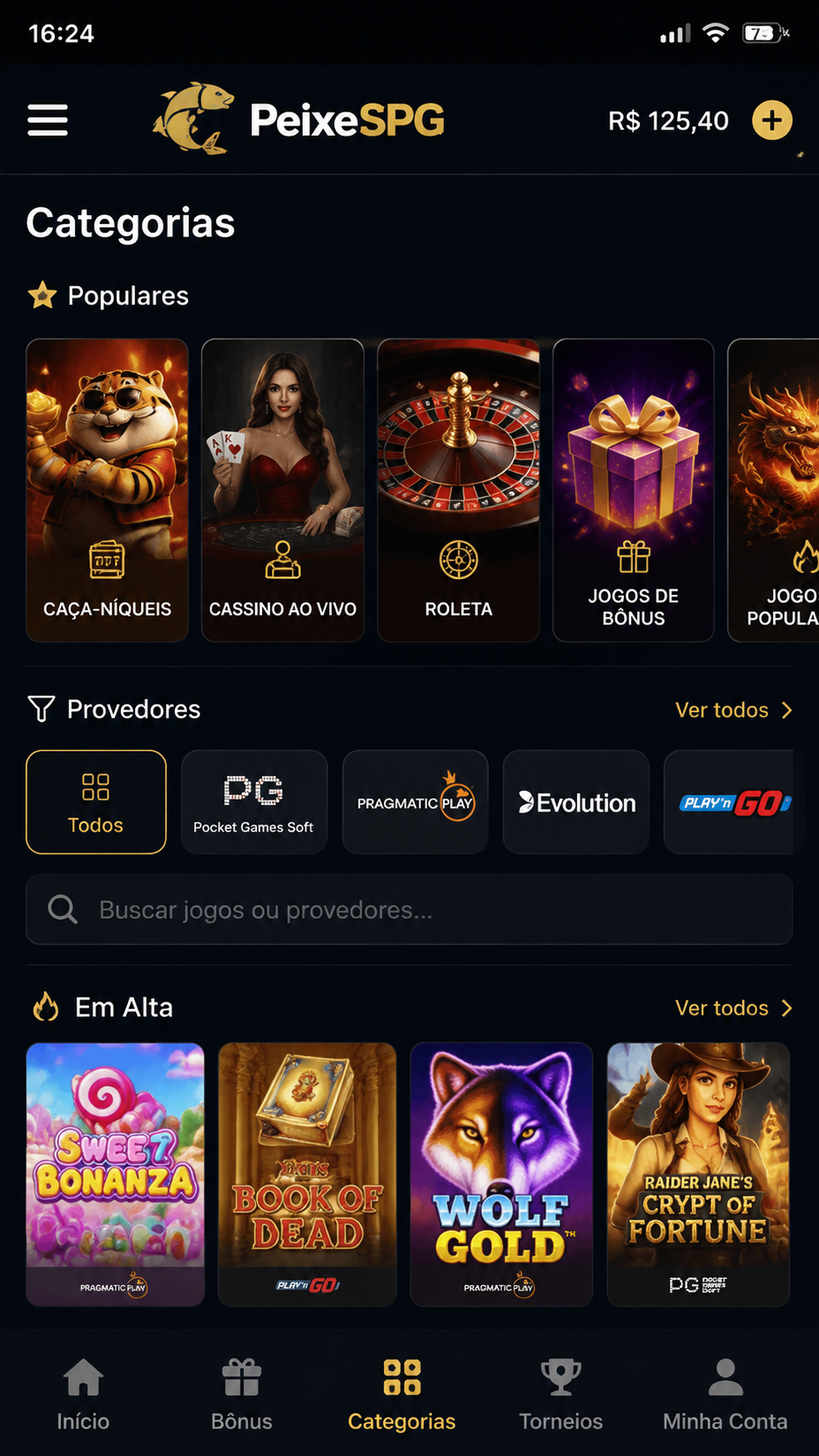 PeixeSPG screenshot