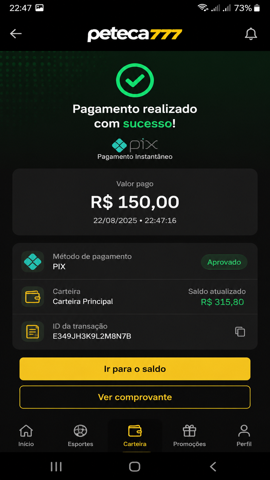peteca777 screenshot