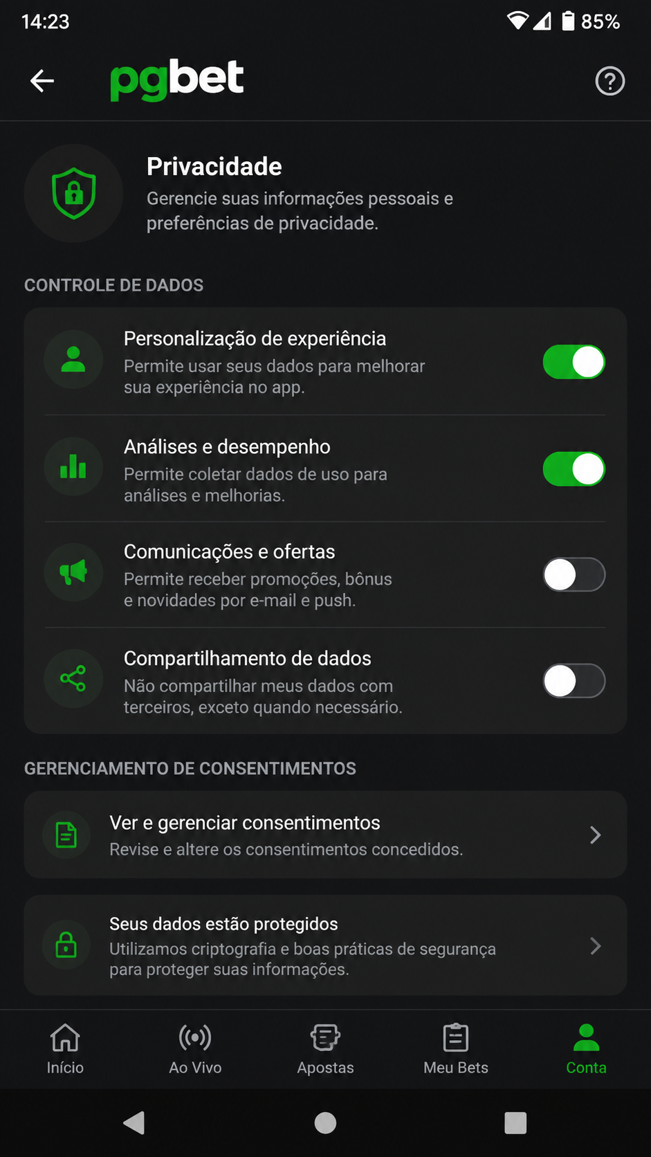 pgbet screenshot