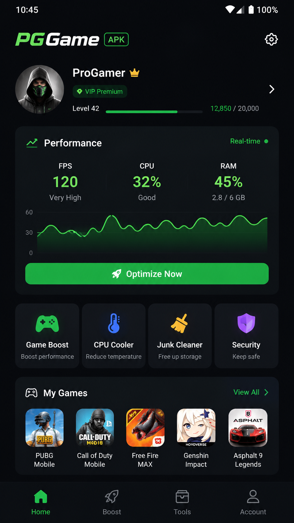 PGGame screenshot
