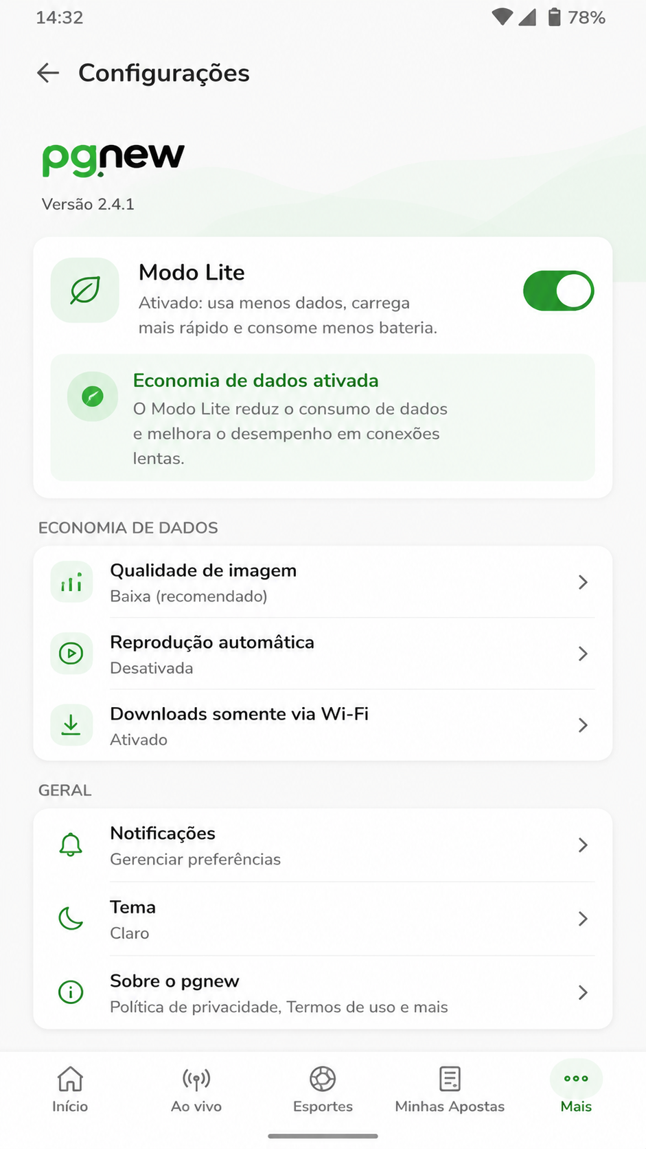pgnew screenshot