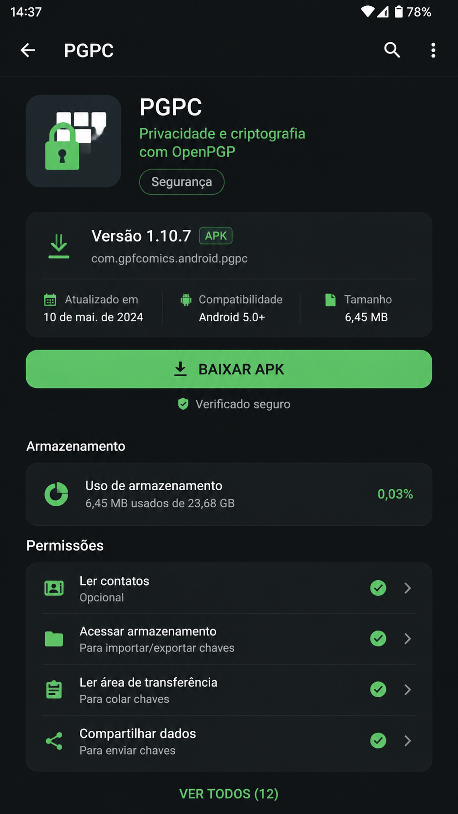 PGPC screenshot