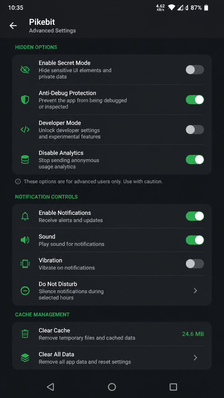 pikebit screenshot