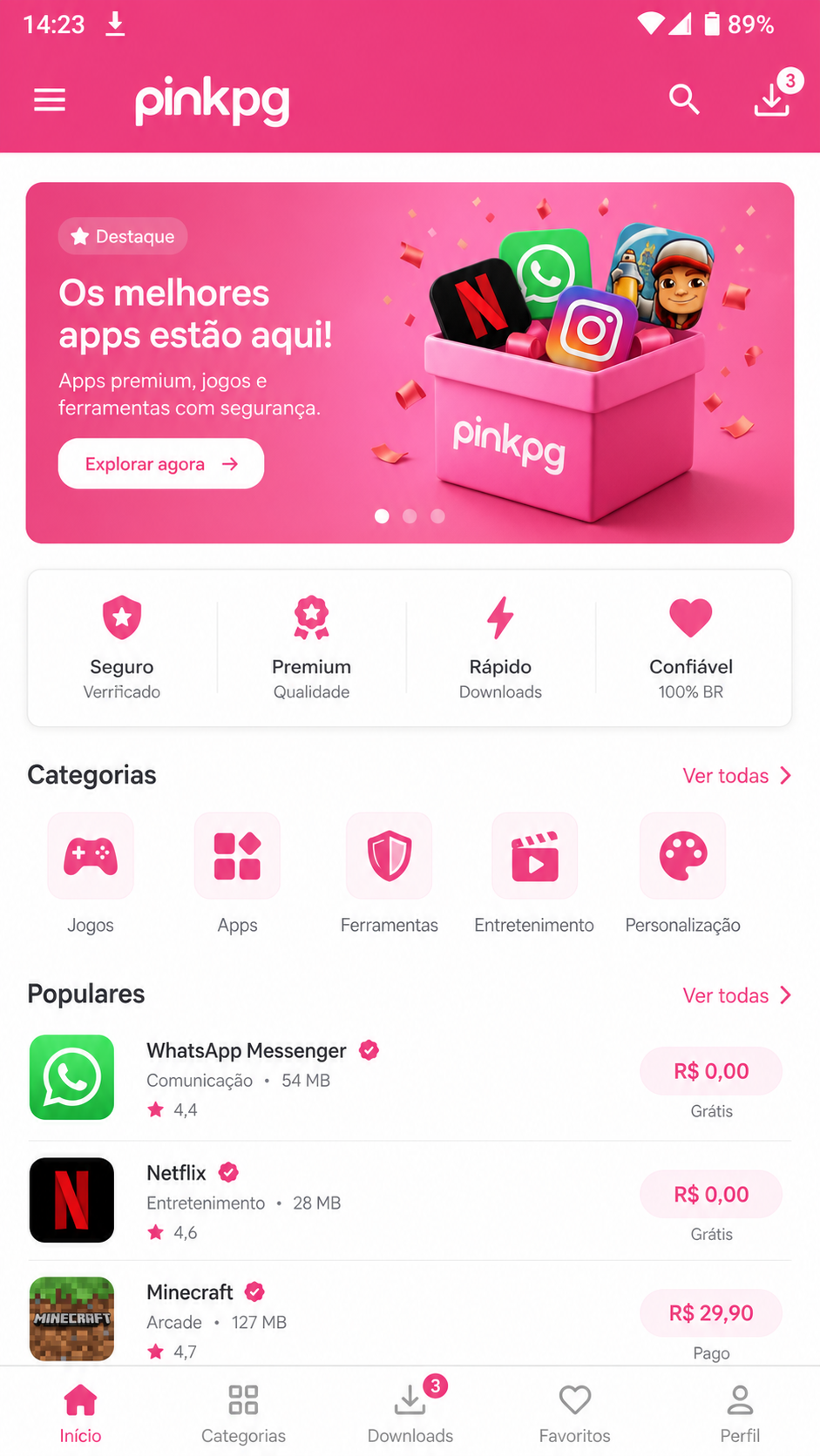pinkpg screenshot
