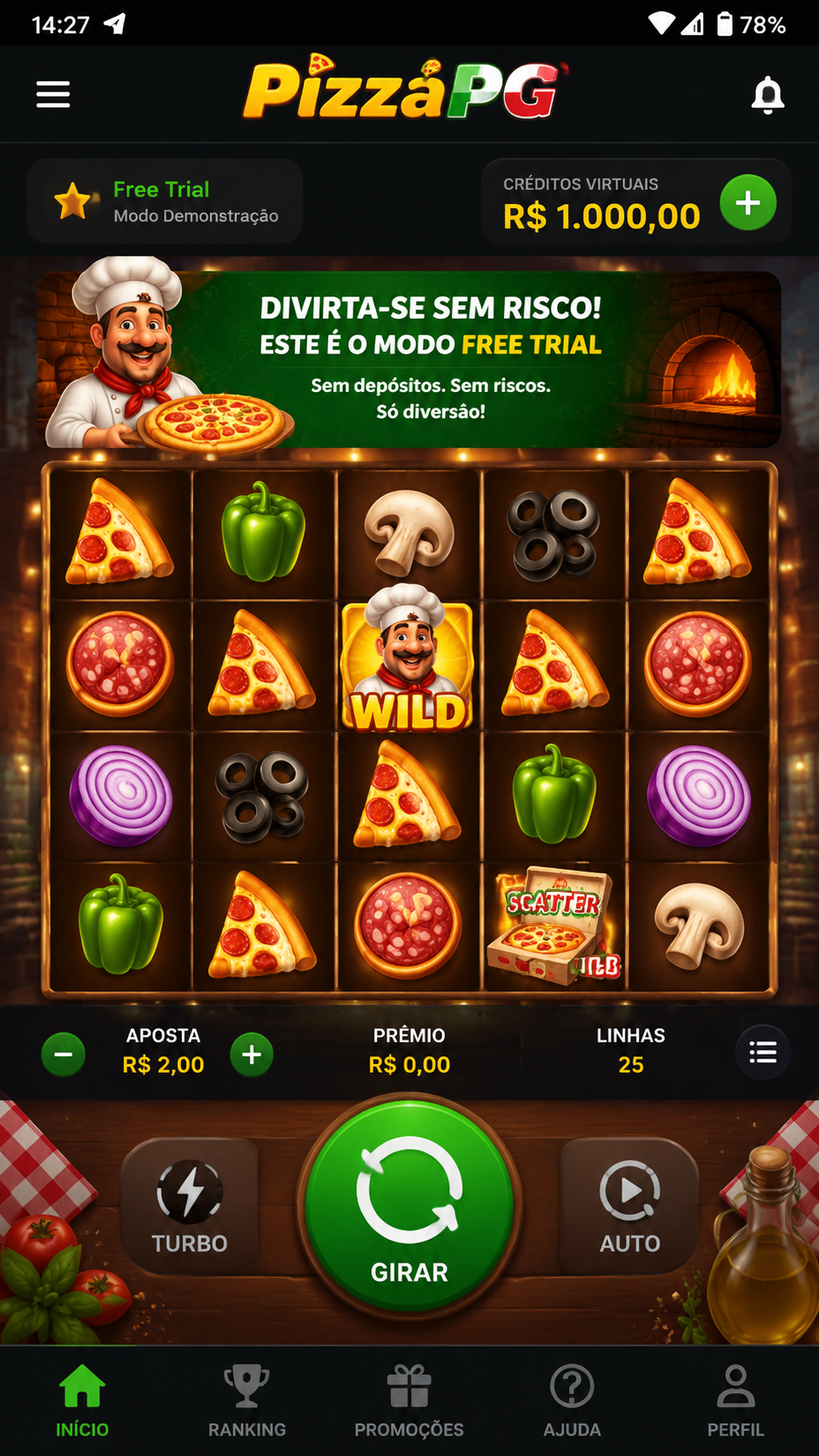 PizzaPG screenshot