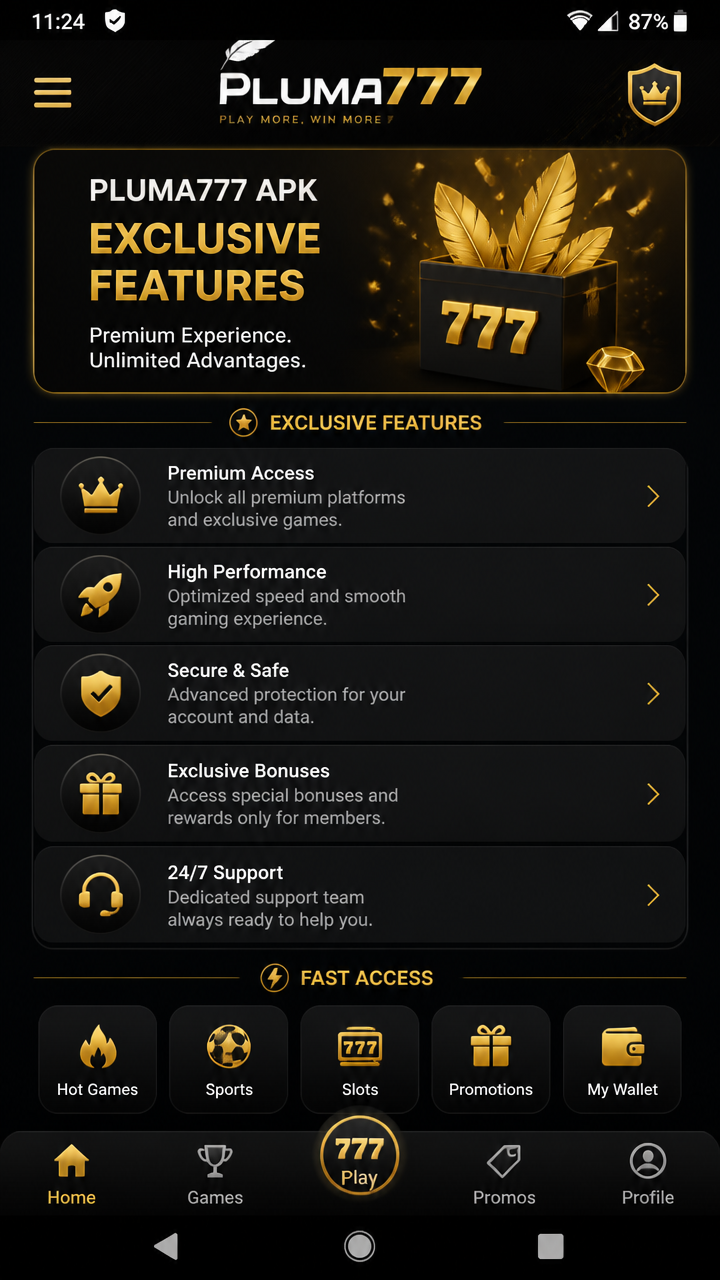 Pluma777 screenshot