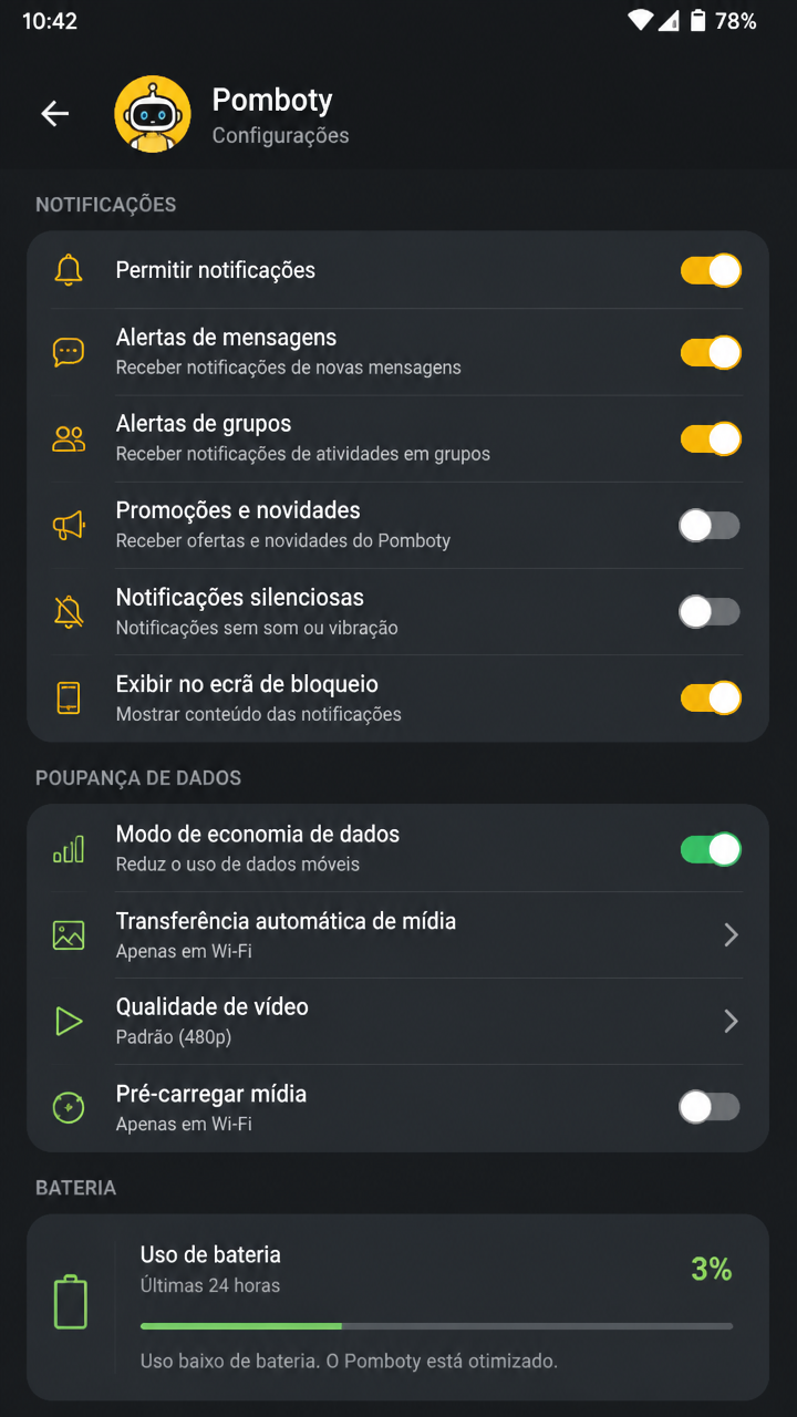 Pomboty screenshot