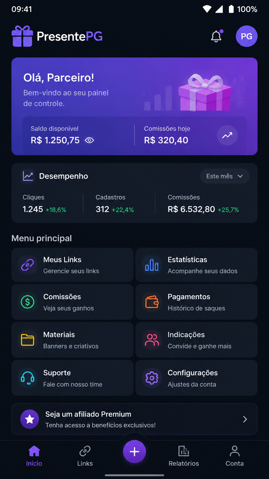 Presentepg screenshot