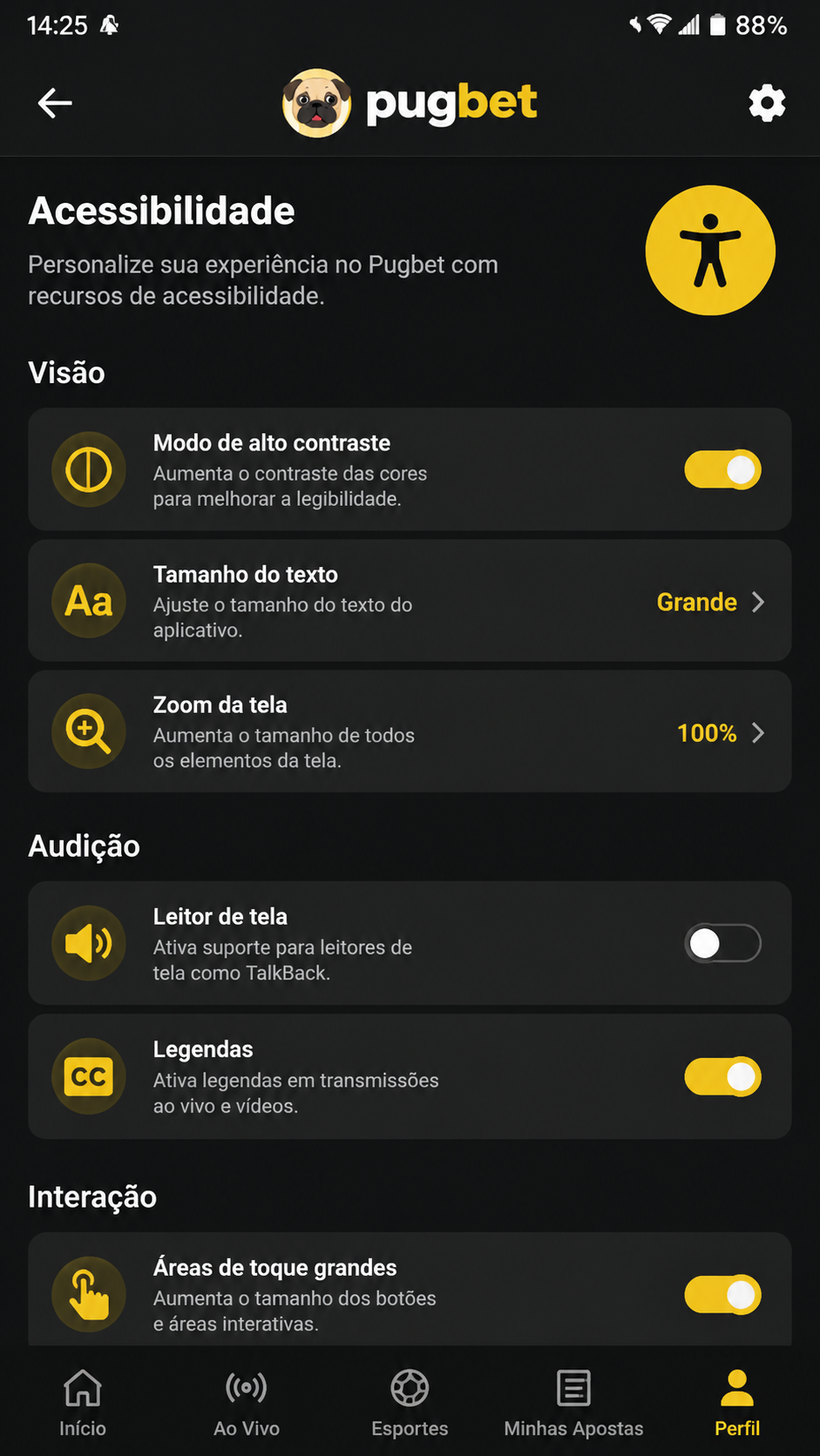 Pugbet screenshot