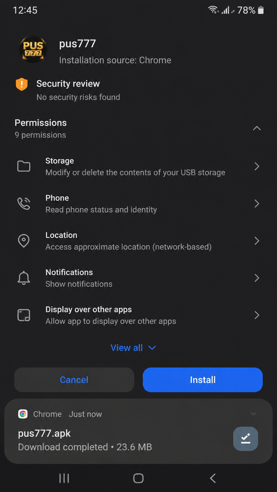 pus777 screenshot