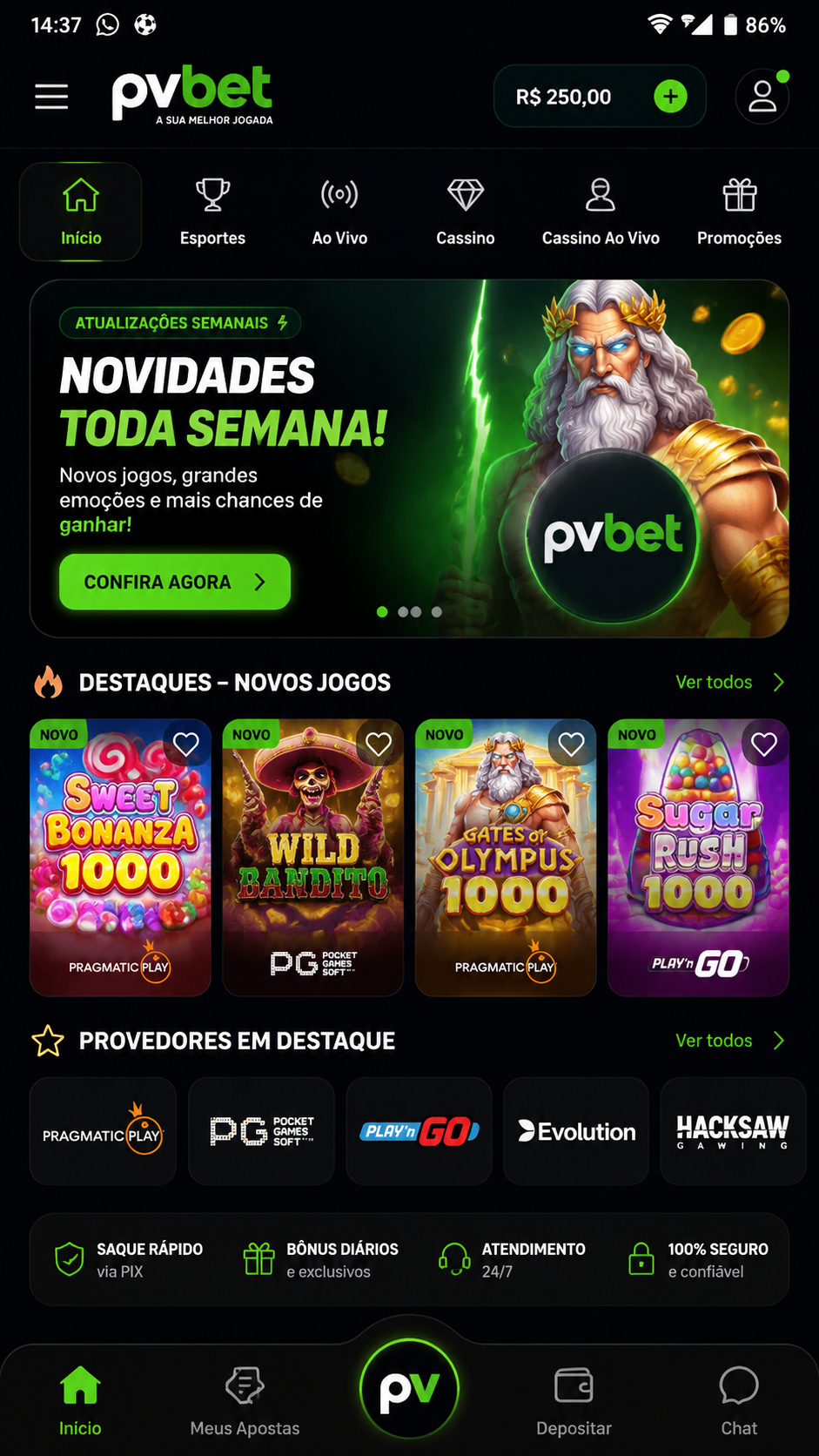 pvbet screenshot