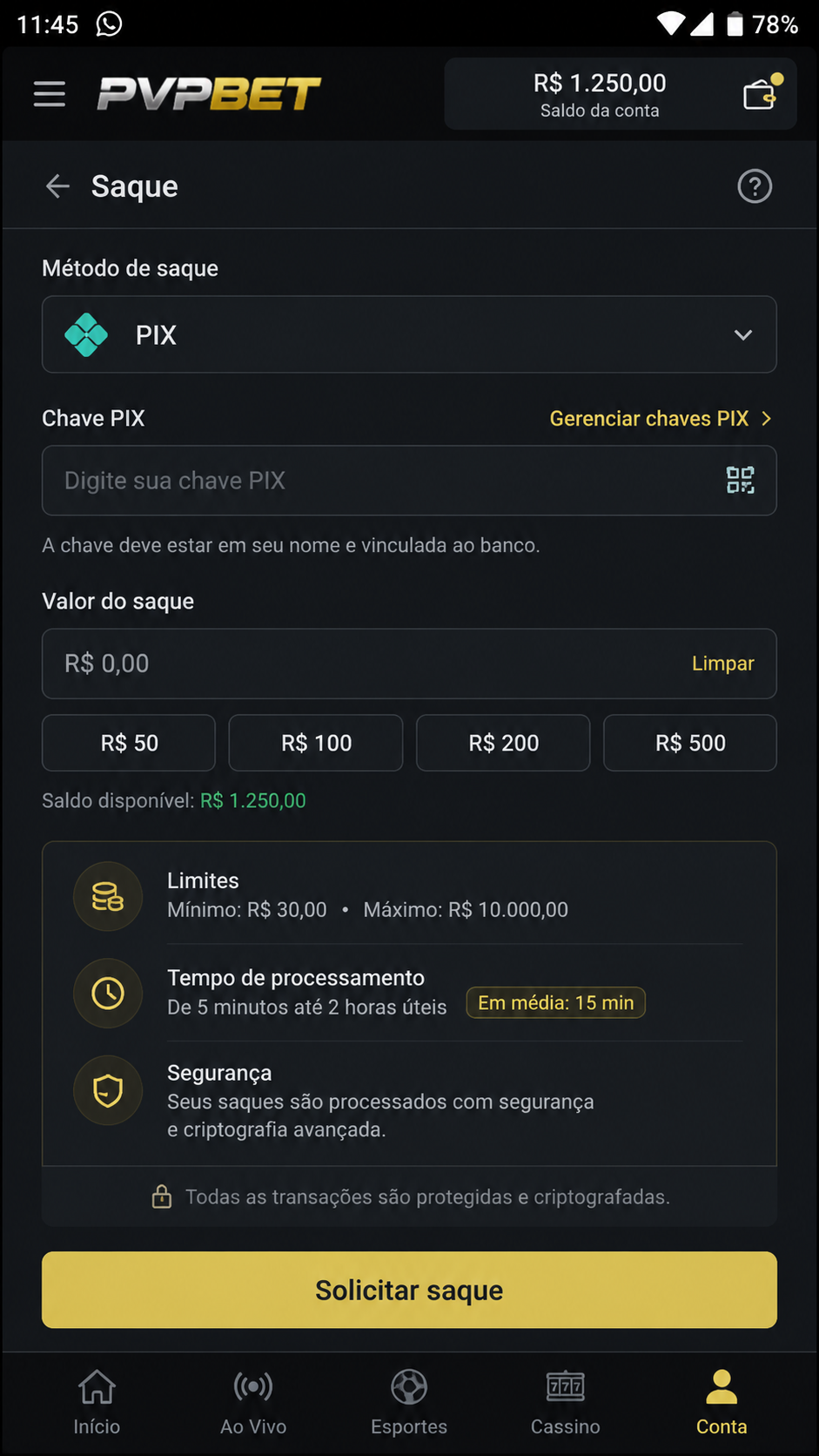 PVPBet screenshot
