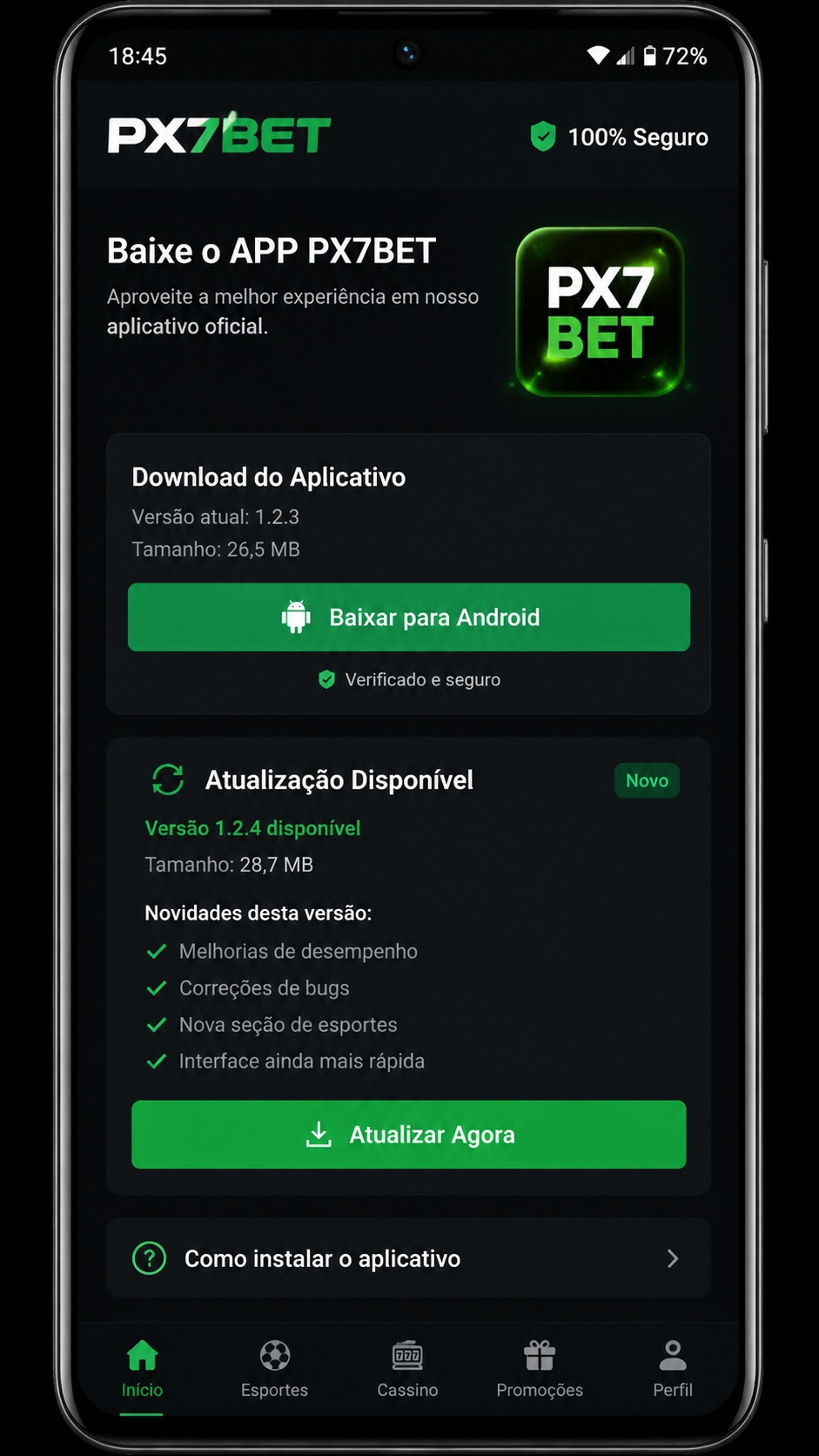 px7bet screenshot