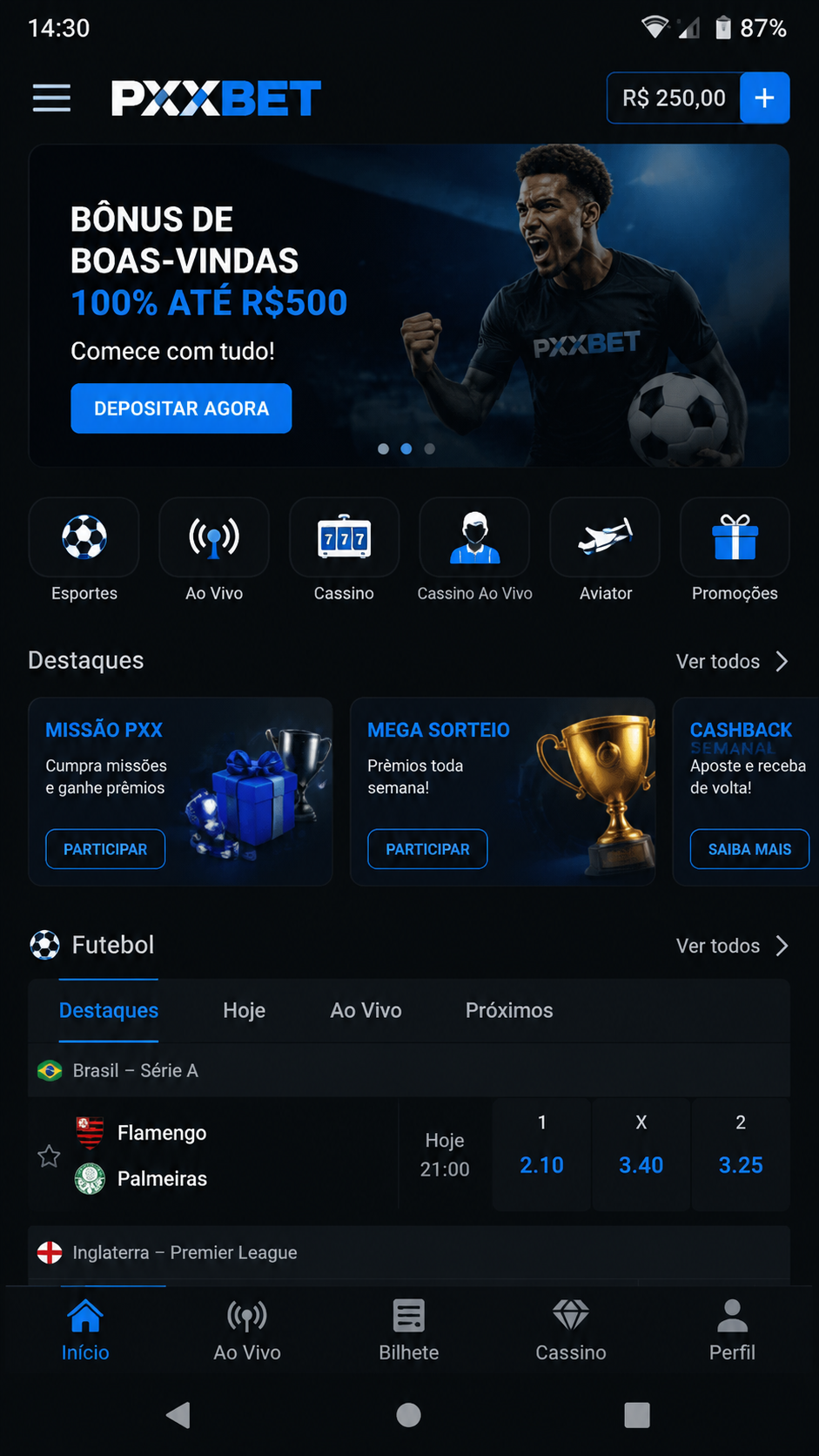 Pxxbet screenshot