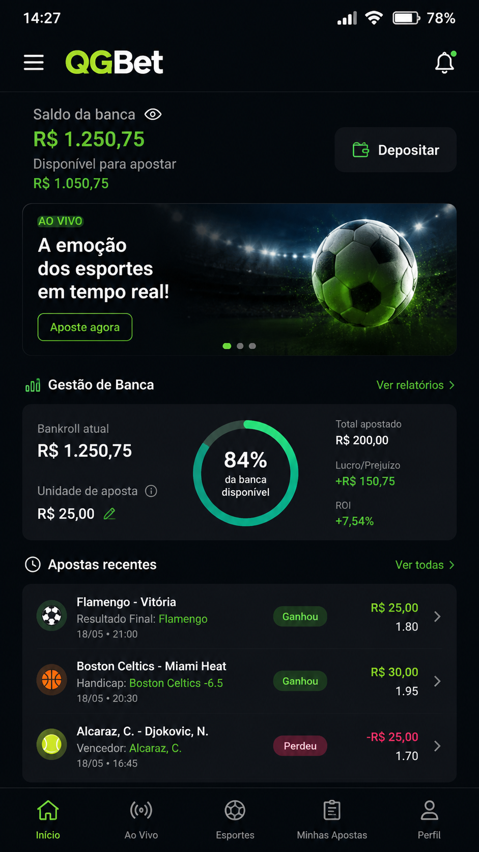 QGBet screenshot
