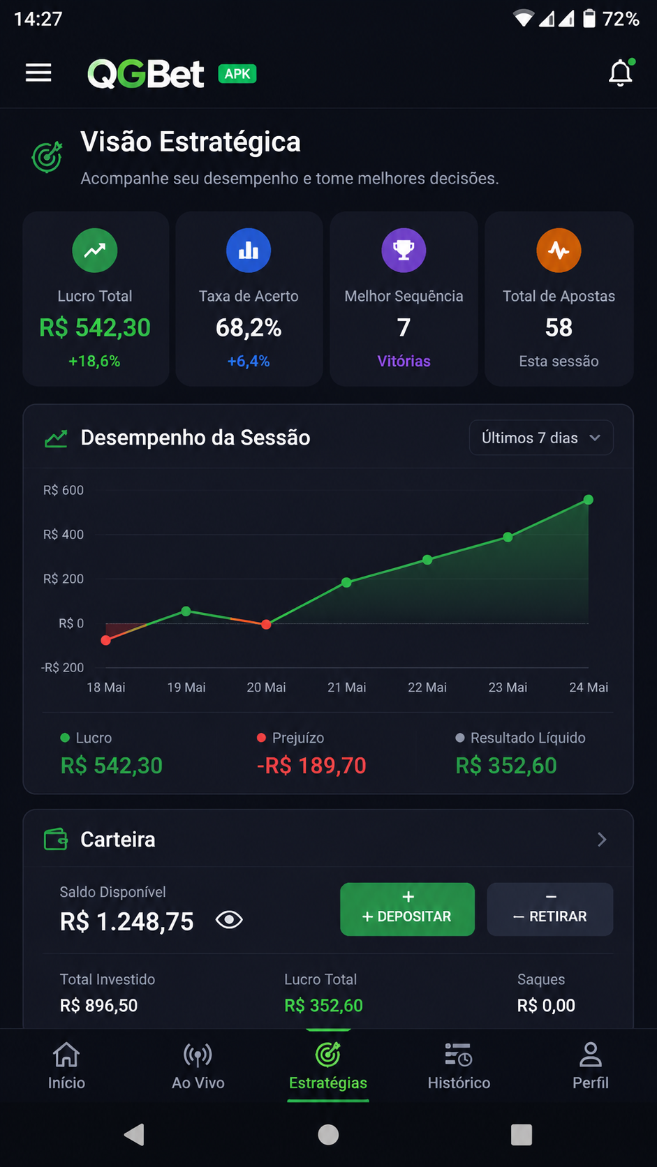 QGBet screenshot
