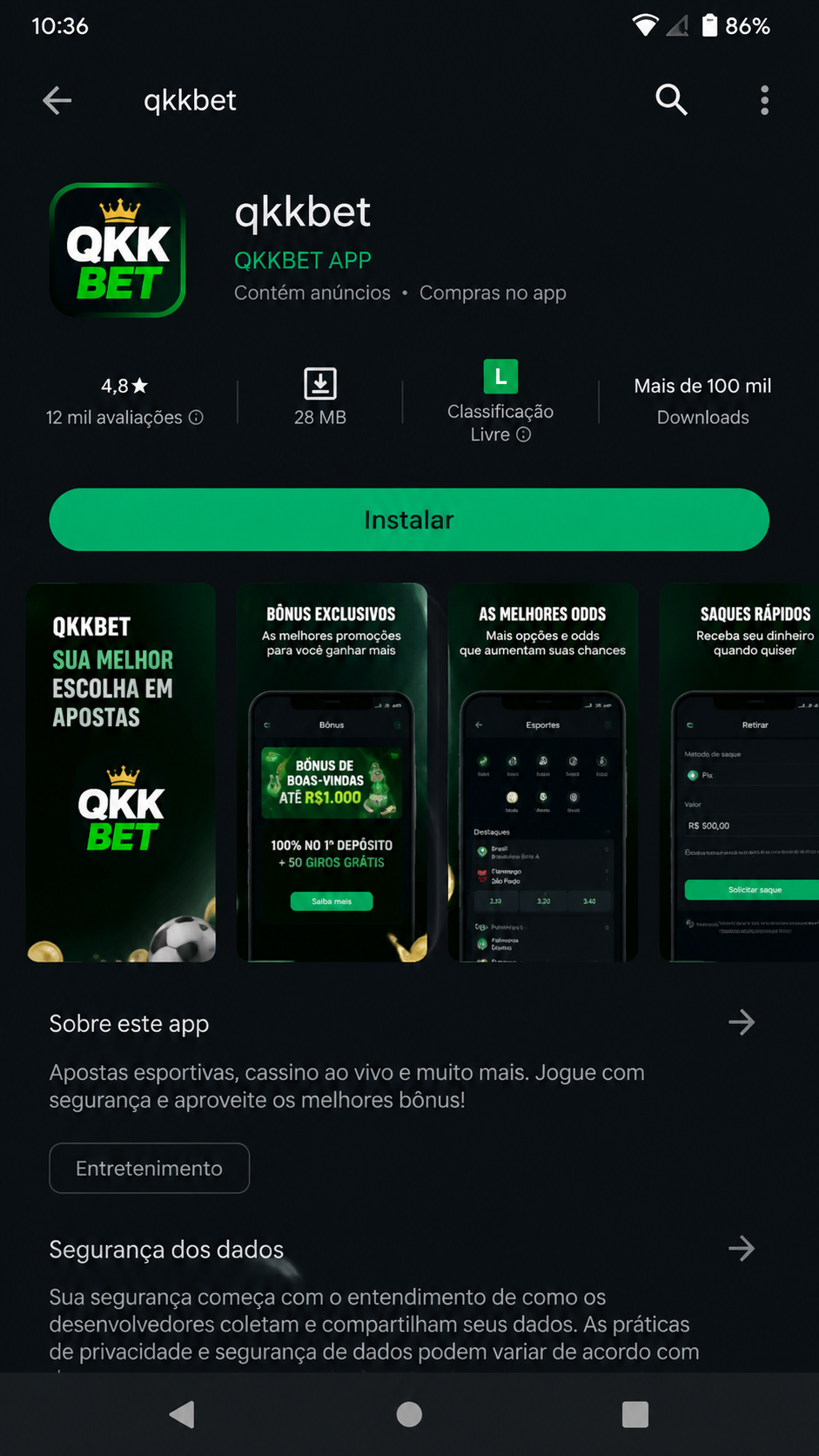 qkkbet screenshot