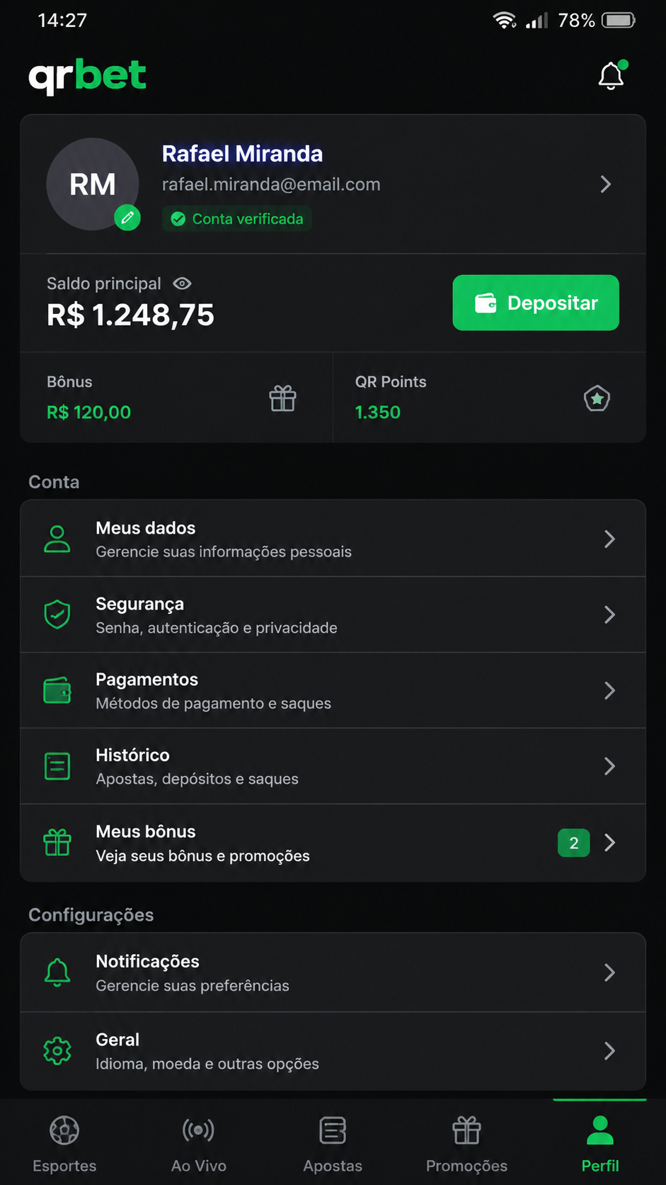 qrbet screenshot