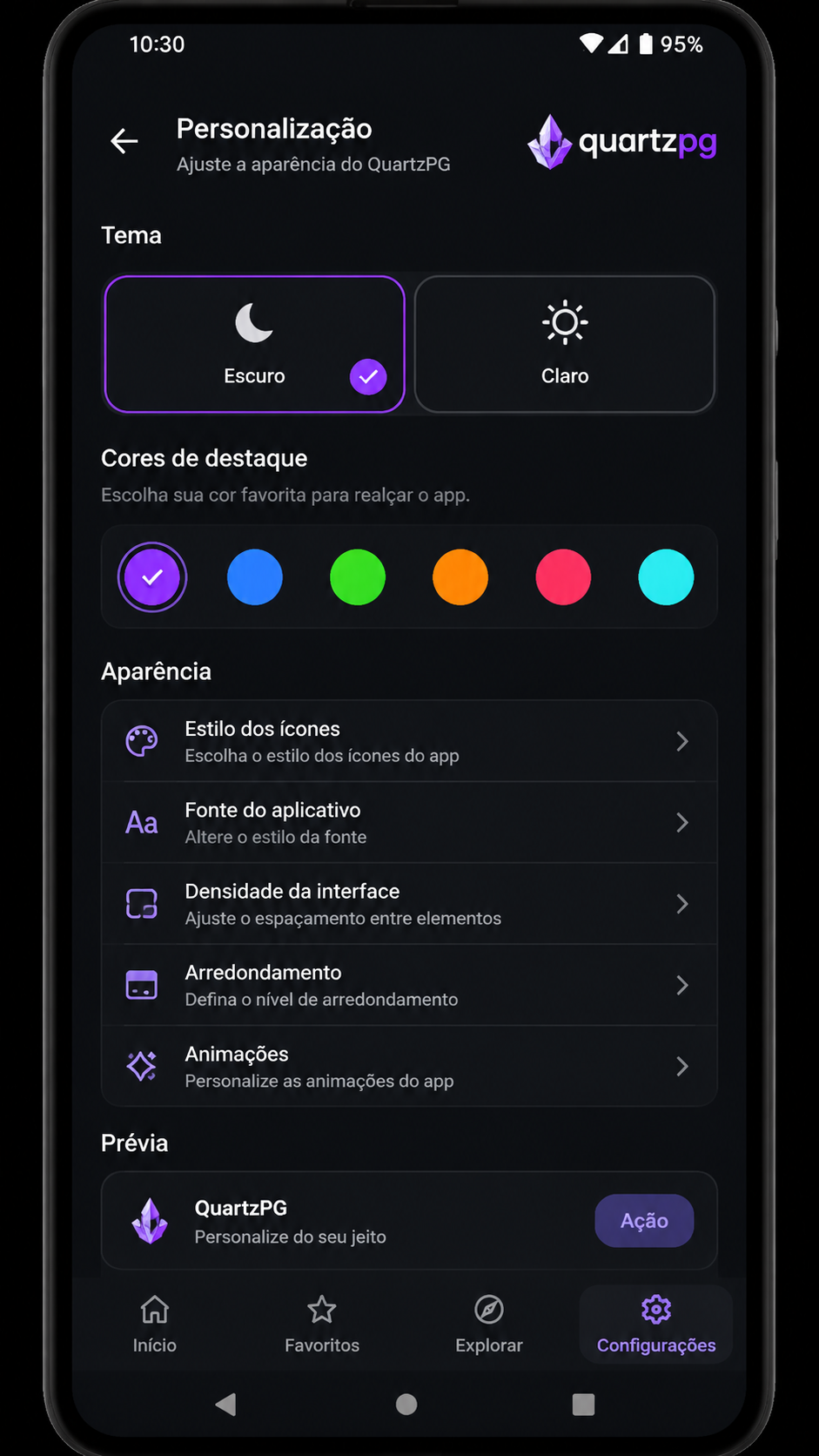quartzpg screenshot