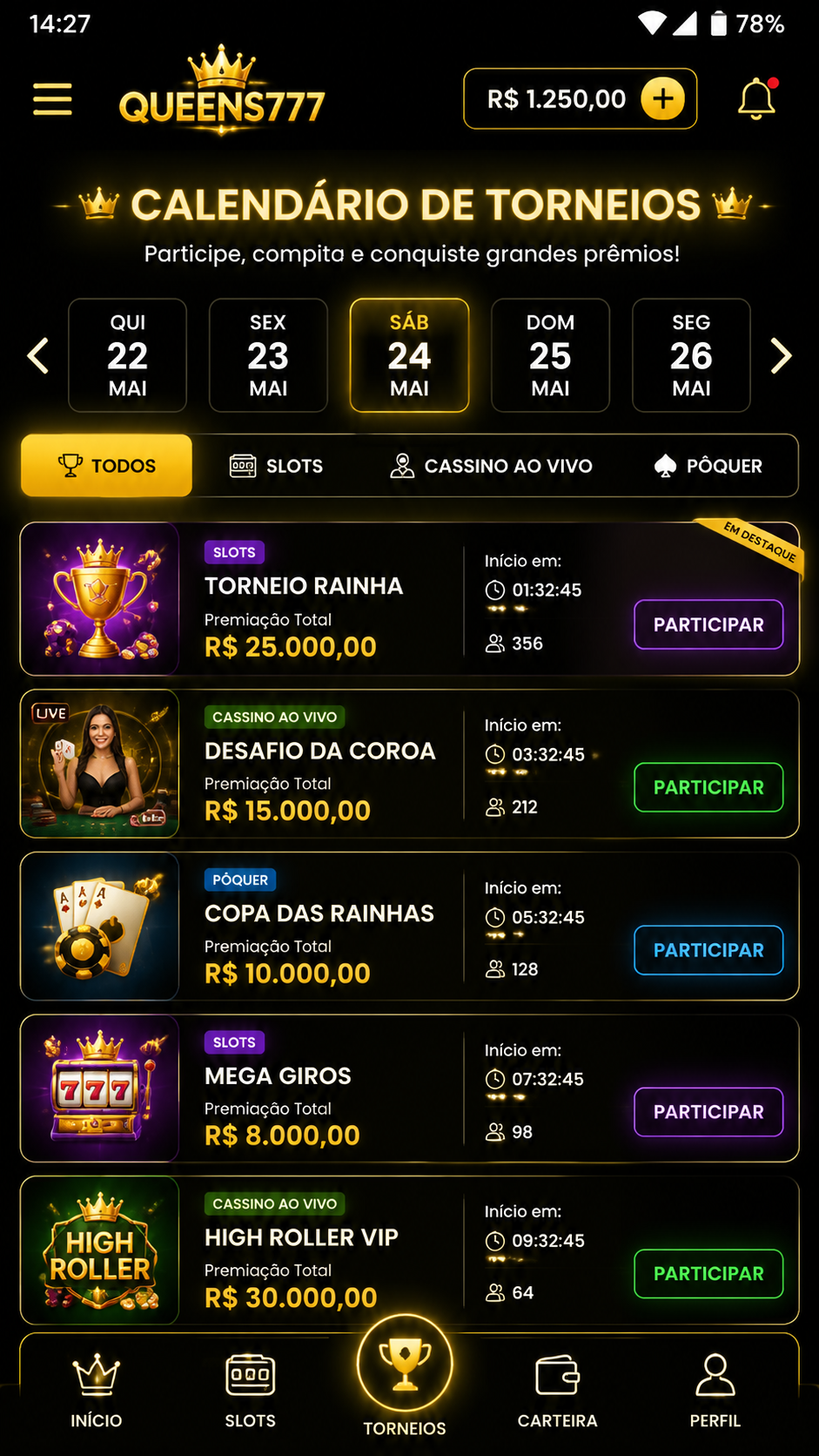 Queens777 screenshot